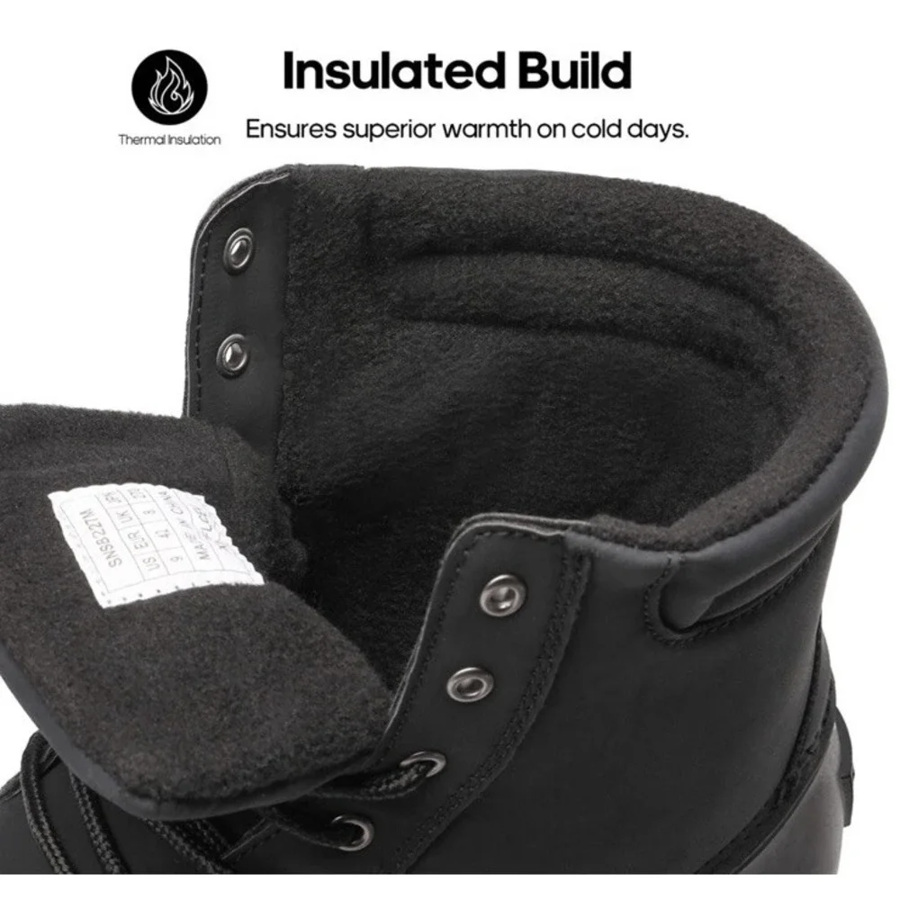NortiV8 Duck Boots SNSB227M Black Snow / Rain Boots Size 9